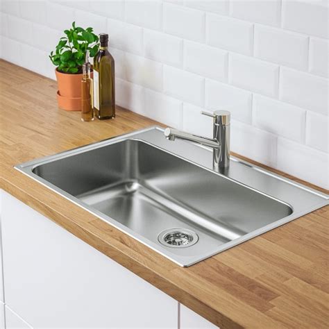 ikea cabinets undermount stainless steel sink|ikea undermount bathroom sink.